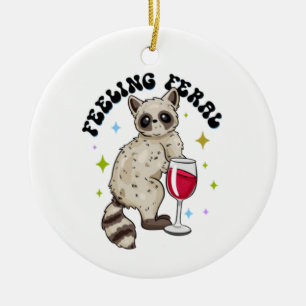 Känning Feral Julgransprydnad Keramik