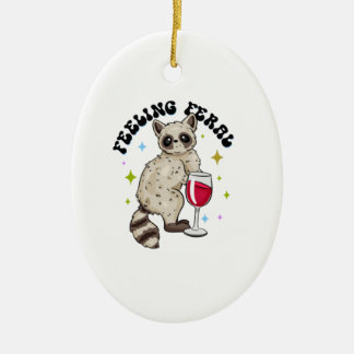 Känning Feral Julgransprydnad Keramik