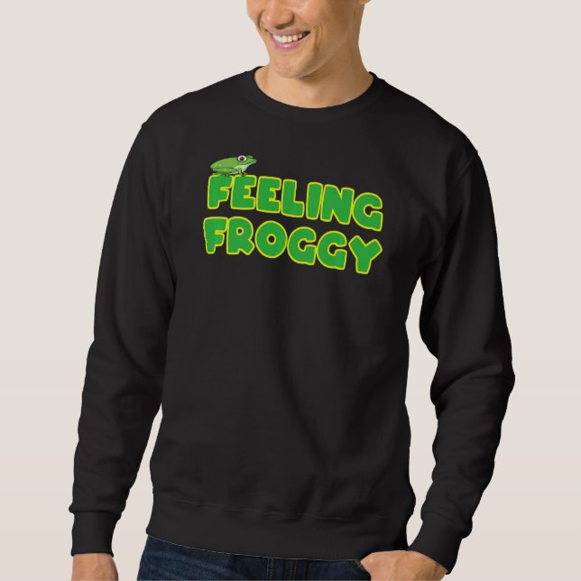 Känning Froggy Lång Ärmad Tröja (Framsida)