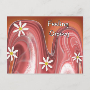 Känning Groovy Vykort