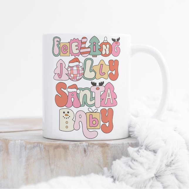 Känning Jolly Santa Baby Kaffemugg (Skapare uppladdad)