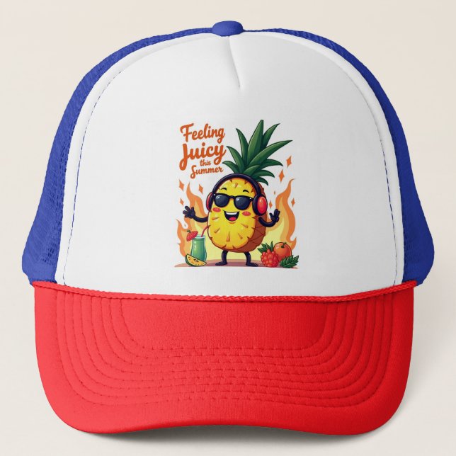 Känning Juicy Summer Vibes Cap Keps (Framsida)