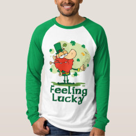 Känning Lucky Leprechaun Tshirt Tee Shirt