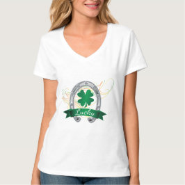 Känning Lucky 🍀 Shamrock Klöver Tee