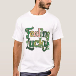 Känning Lucky St patrick's day T Shirt