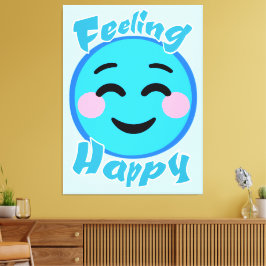 Känning Lycklig Canvastryck