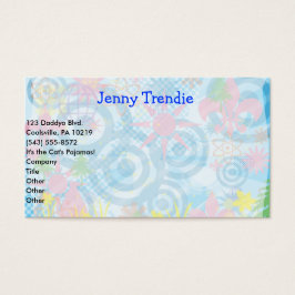 Känning Lycklig Visitkort