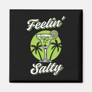 Känning Salty Funny Cinco De Mayo Margarita Mexiic Magnet