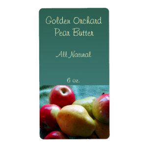 Kanningsetiketter för Apple Pear Delight Fraktsedel