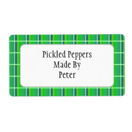 Kanningsetiketter för Gröntens inlagda Anpassnings Fraktsedel