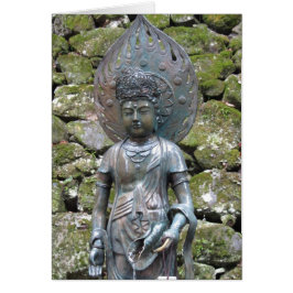 Kannon (Kwan Yin) staty on Mt. Kurama ~ Hälsningskort