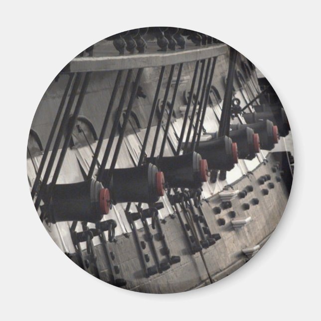 Kannoner för USS-konstitutionen Magnet (Framsidan)