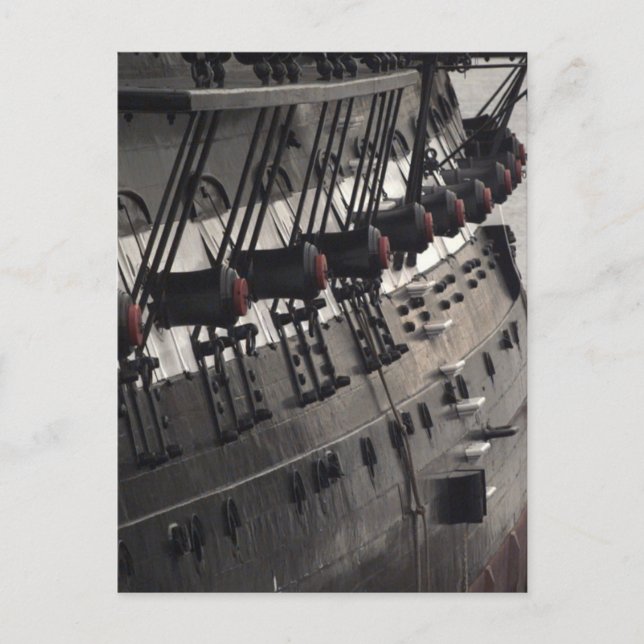 Kannoner för USS-konstitutionen Vykort (Framsida)