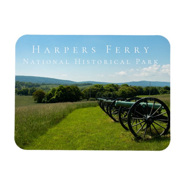 Kannoner, Harpers Ferry National Historical Park Magnet (Horisontell)