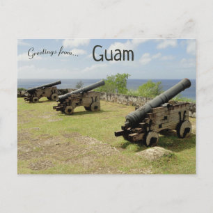 Kannoner i Guam Vykort