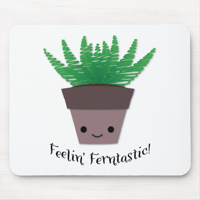 Känns Ferntastic Fern Musmatta (Framsidan)