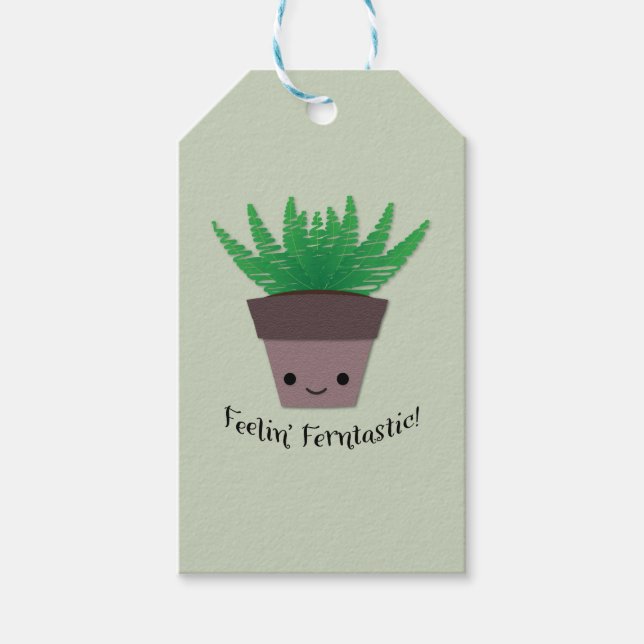 Känns Ferntastic Fern Presentetikett (Framsidan)
