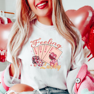 Känns Kärlek Lucky, Lusnyj Retro T Shirt