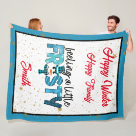 Känns lite frostiskt anpassad fleecefilt