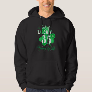 Känns lucky 35e-år för mitt livs iriska St Patric Hoodie