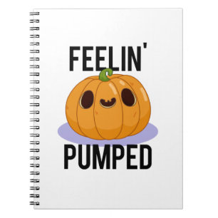 Känns Pumpad Rolig Pumpa Puns Anteckningsbok