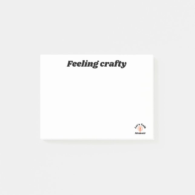 Känns smarta efterhandsanteckningar post-it block (Framsida)