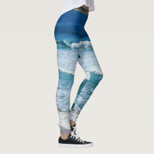 Känns som "Beach Day Out", Dam Leggings