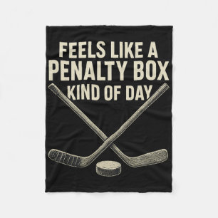 Känns som en straffbänk dag för ishockey fleecefilt