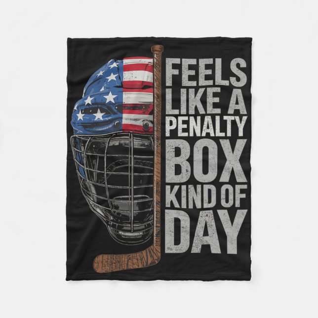 Känns som en straffbänk dag ishockey Pl Fleecefilt (Framsidan)
