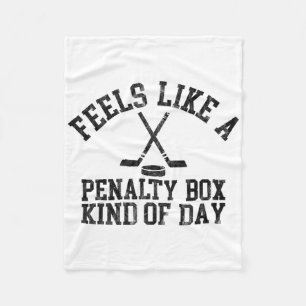 Känns som en straffbänk dag rolig ishockey fleecefilt