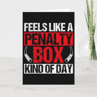 Känns som en straffbänk dag typ Roligt Hockey Kort