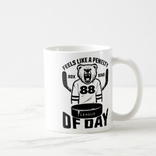 Känns som en straffbänk sortens dag Roligt hockey Kaffemugg