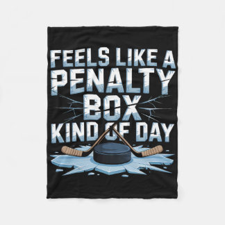 Känns som en straffbänkssortens dag Rolig hockey  Fleecefilt