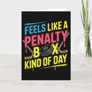 Känns som en straffbänkssortens dag Rolig hockey Kort