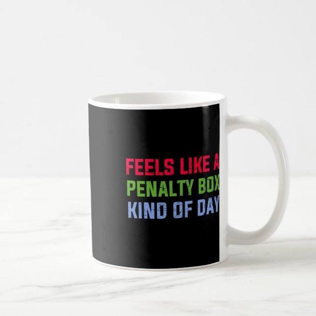 Känns som en straffbänkssortens dag Rolig ishockey Kaffemugg (Höger)