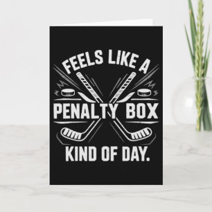 Känns som en straffbänkssortens dag Roligt hockey Kort