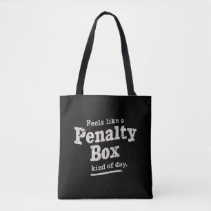 Känns som en straffbox dag hockeyspelare tygkasse