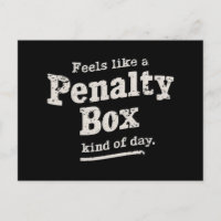 Känns som en straffbox dag hockeyspelare 