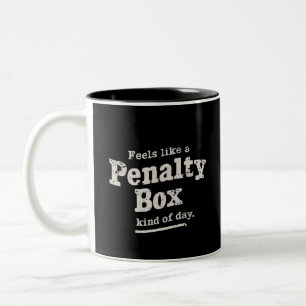 Känns som en straffboxdag för hockeyspelare Två-Tonad mugg