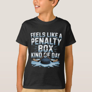 Känns som en utvisningsbänk dag rolig hockey t shirt