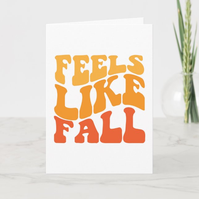 Känns som Fall Kort (Framsida)
