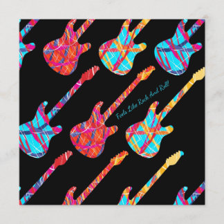 Känns som Rock and roll! - Partsinbjudan Inbjudningar