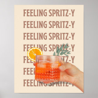 Känns Spritzy Pub Cart Poster