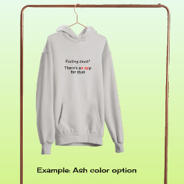 Känns trött app geek humor hoodie