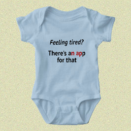 Känns trött när appen geek humor t-shirt