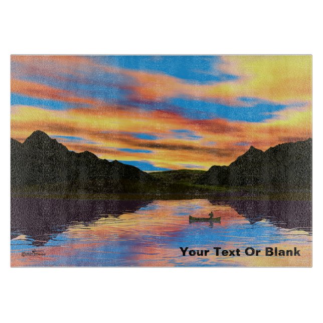 Kano på Sunset Lake (Framsidan)