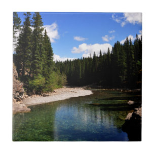 Kanoängar Kananaskis Kanada Foto Kakelplatta