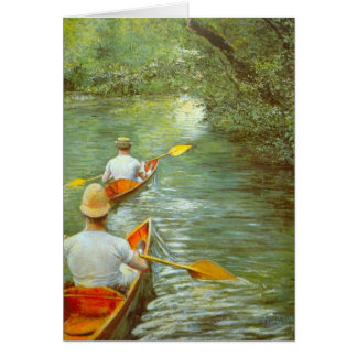 Kanoerna, Perissoires av Gustave Caillebotte Hälsningskort