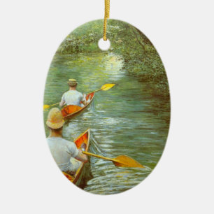 Kanoerna, Perissoires av Gustave Caillebotte Julgransprydnad Keramik