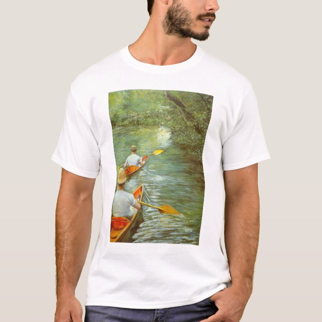 Kanoerna, Perissoires av Gustave Caillebotte T-shirt (Framsida)